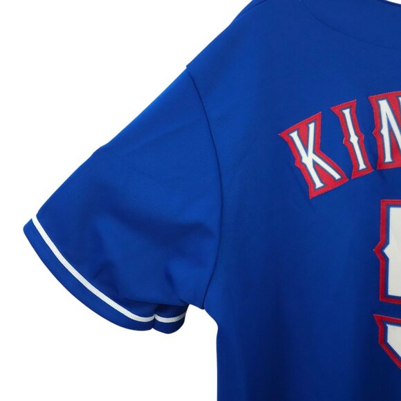 Majestic Texas Rangers 2010 MLB World Series Jersey Size XL #5 Ian Kinsler - Picture 15 of 16